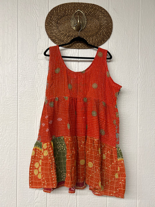 Kantha Meadow Mini Dress 0625 041