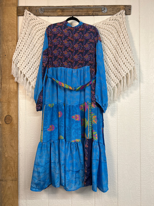 Rasgulla Sari Luminous Maxi Dress 0226 233