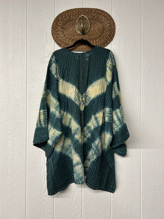 Pareo Kantha Gaia Button-Down Kimono 0526 002