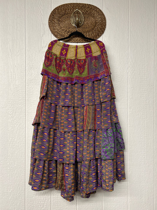 Rasgulla Sari Venus Ruffle Maxi 1125 084