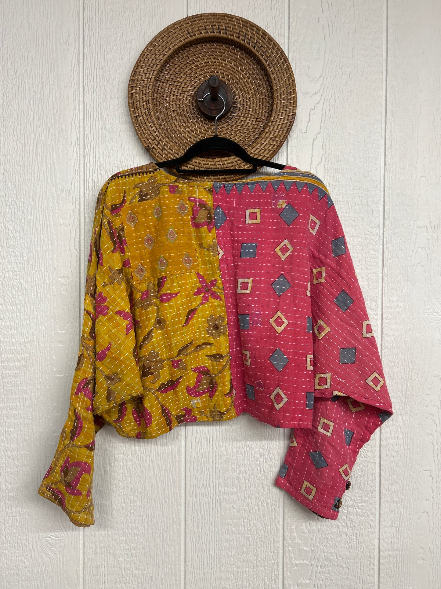 Pareo Kantha In Bloom Cropped Pullover 0326 102