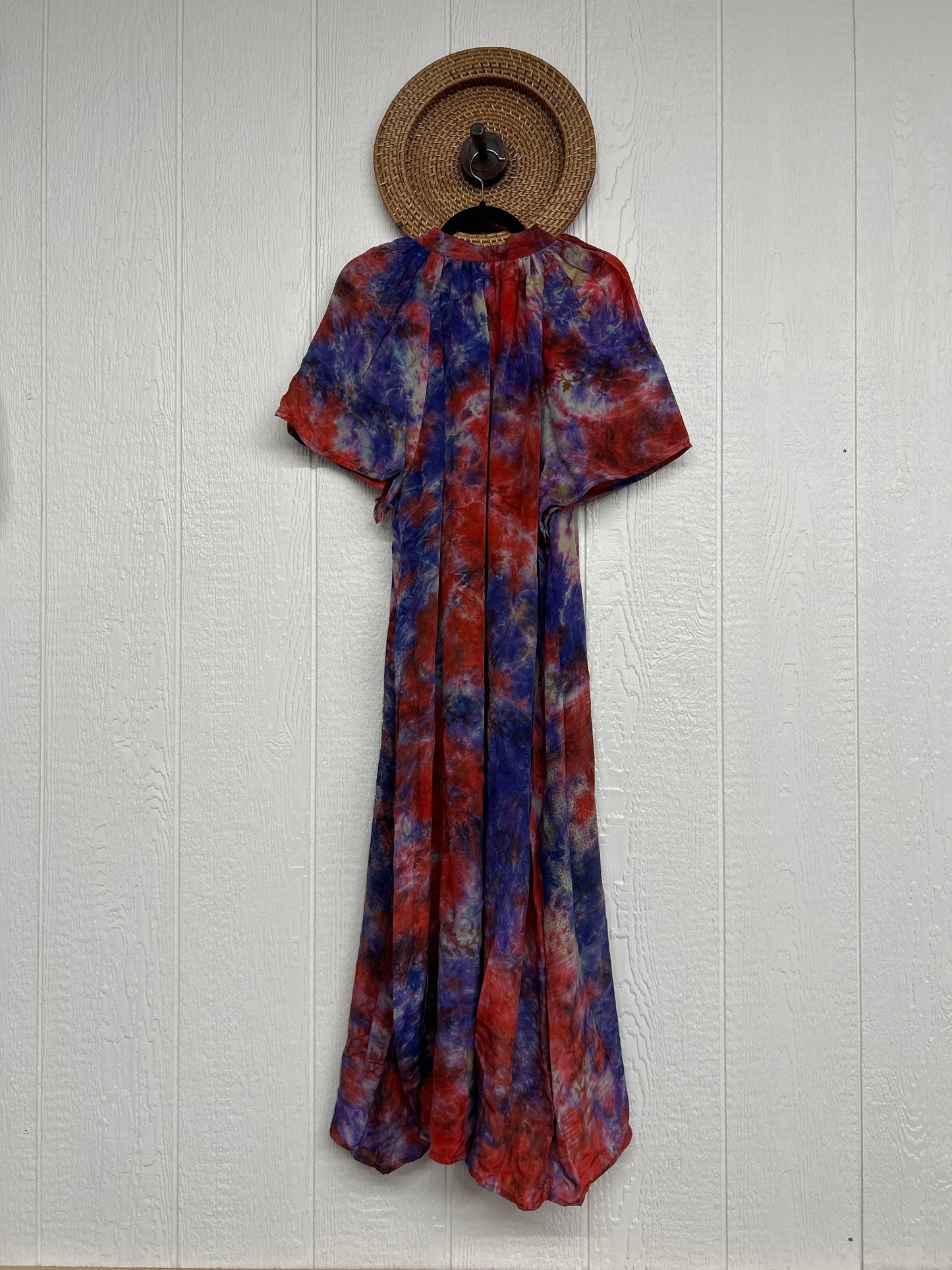 Crepe Sari Summer Woodstock Duster 0626 014