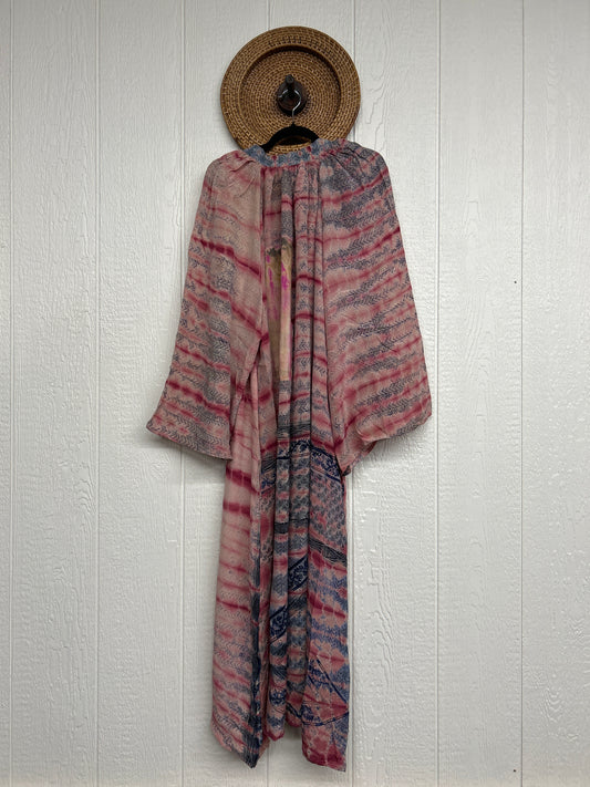 Crepe Sari Woodstock Duster Dress 0226 156