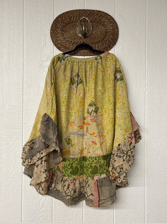 Pareo Kantha Wild Rose Skirt 0426 014