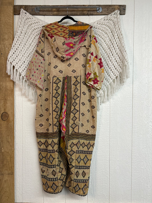 Kantha Zen Hoodie Jumpsuit 0925 169