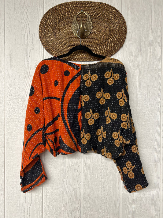 Pareo Kantha In Bloom Cropped Pullover 0326 224