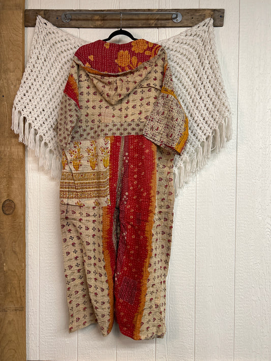 Kantha Zen Hoodie Jumpsuit 0925 233