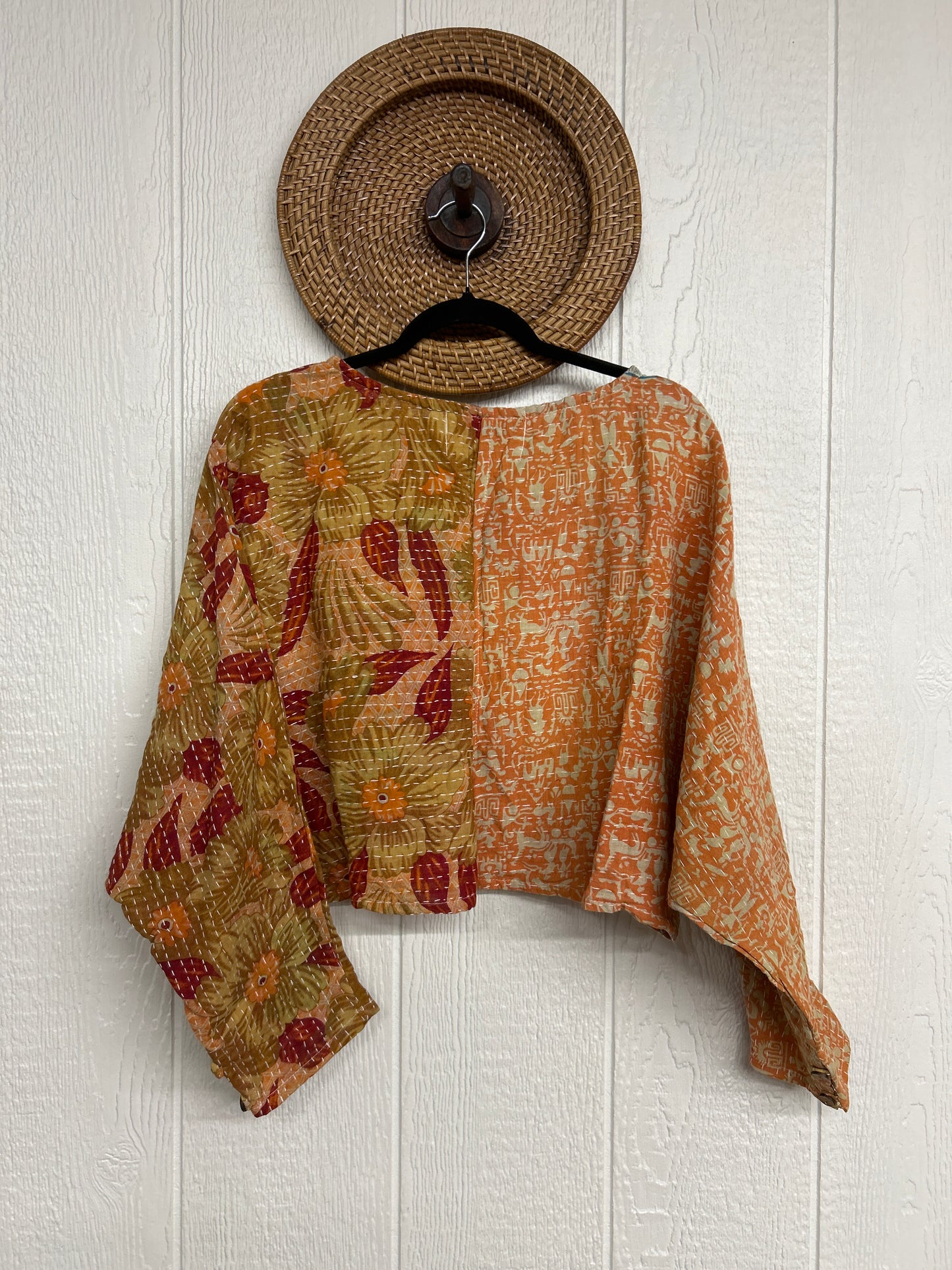 Pareo Kantha In Bloom Cropped Pullover 0326 083