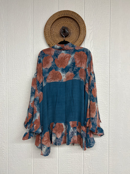 Crepe Sari Wild Rose Top 0426 266