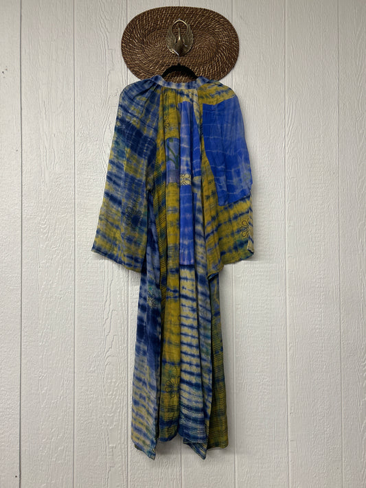 Crepe Sari Woodstock Duster Dress 0226 053