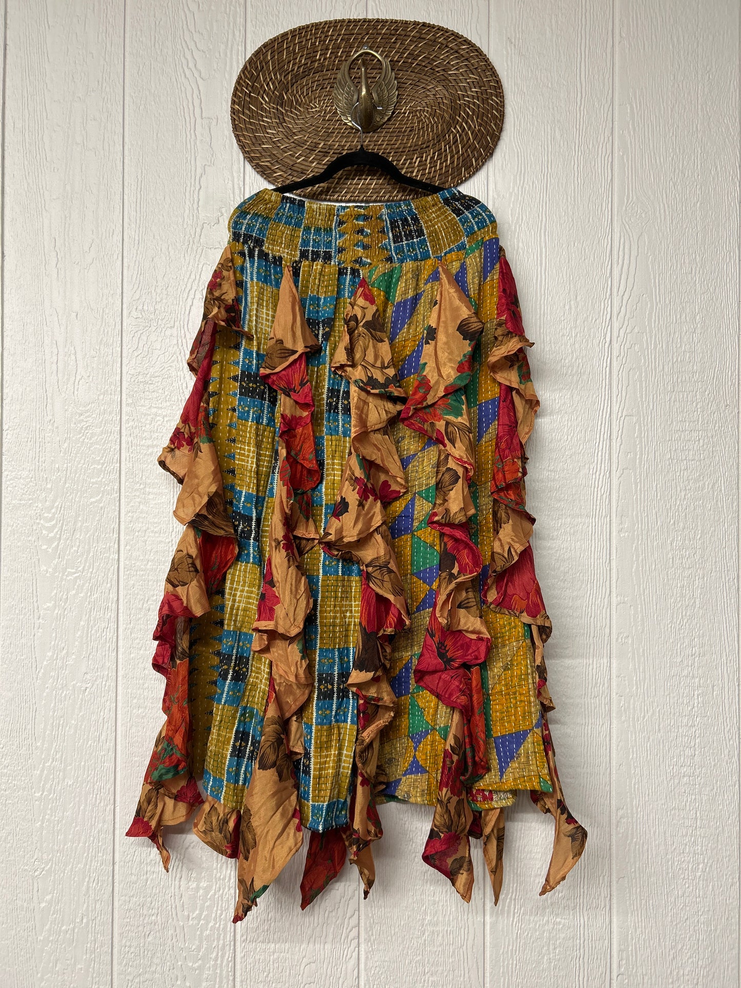 Pareo Kantha Willow Maxi Skirt 0826 196