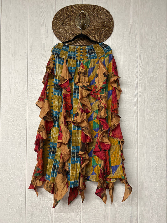 Pareo Kantha Willow Maxi Skirt 0826 196