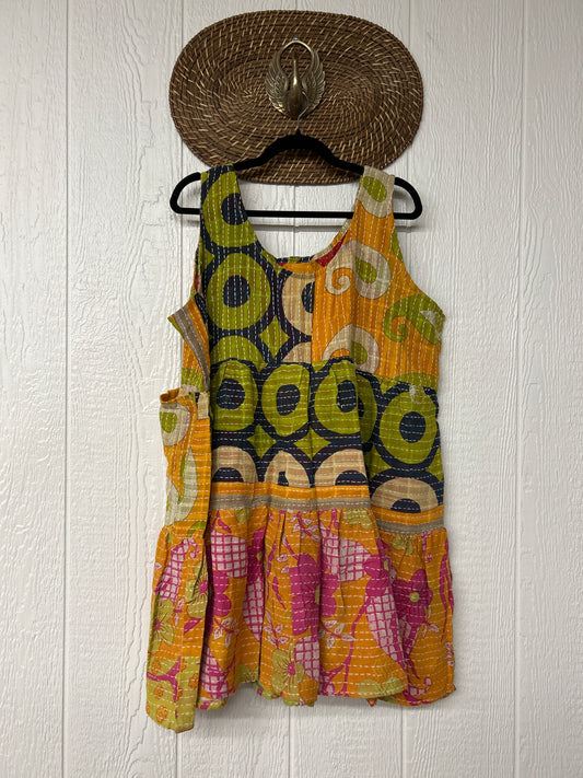 Kantha Meadow Mini Dress 0625 053