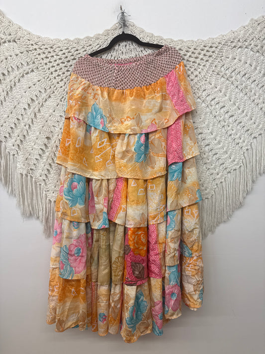 Rasgulla Sari Venus Ruffle Maxi L0926 002