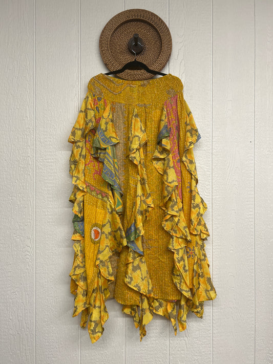 Pareo Kantha Willow Maxi Skirt 0826 233