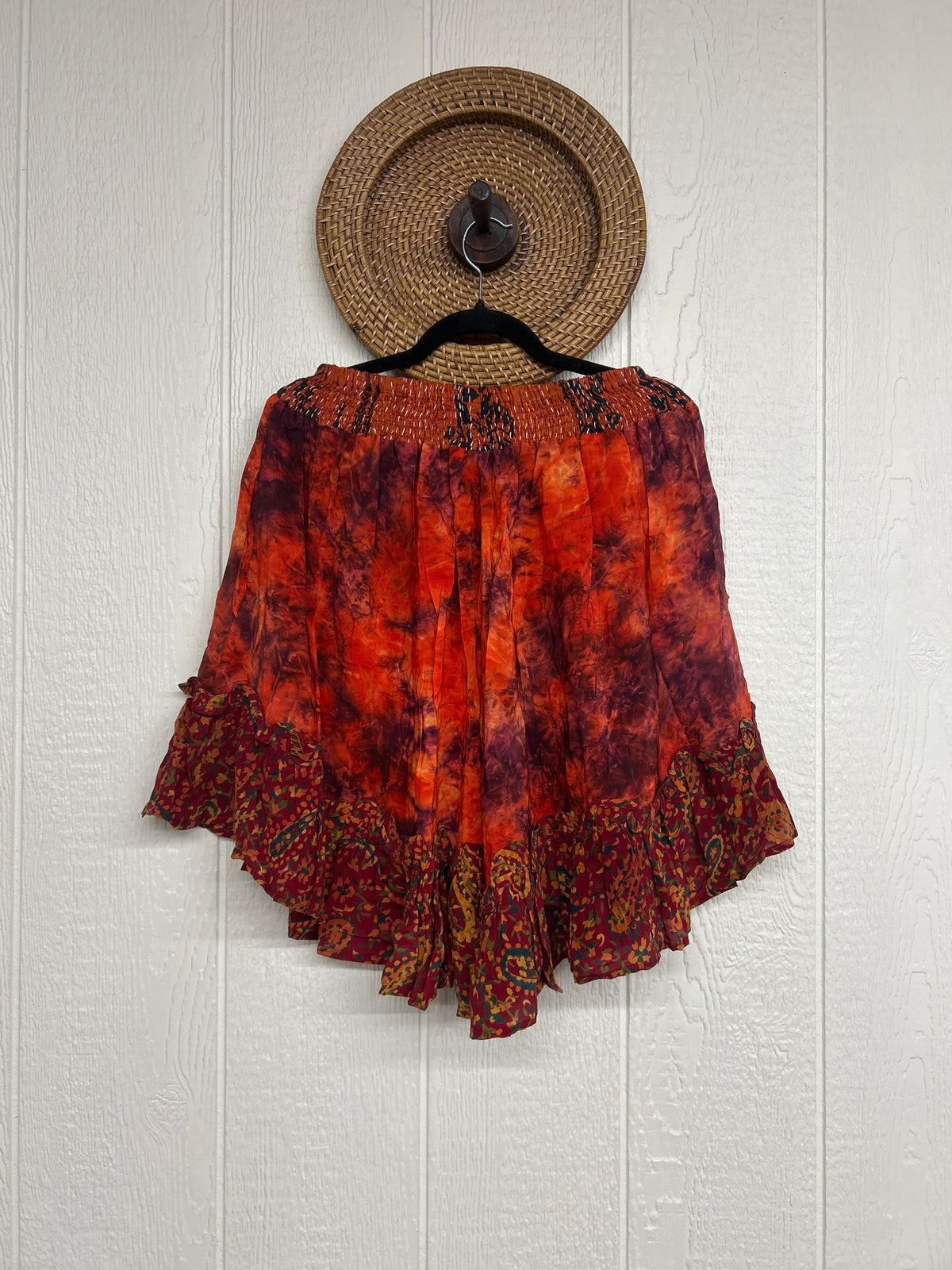 Crepe Sari Lover Cropped Culottes 0726 220