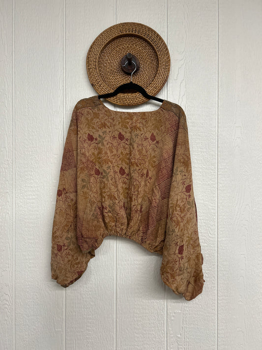 Crepe Sari Luna Crop Top 0126 016