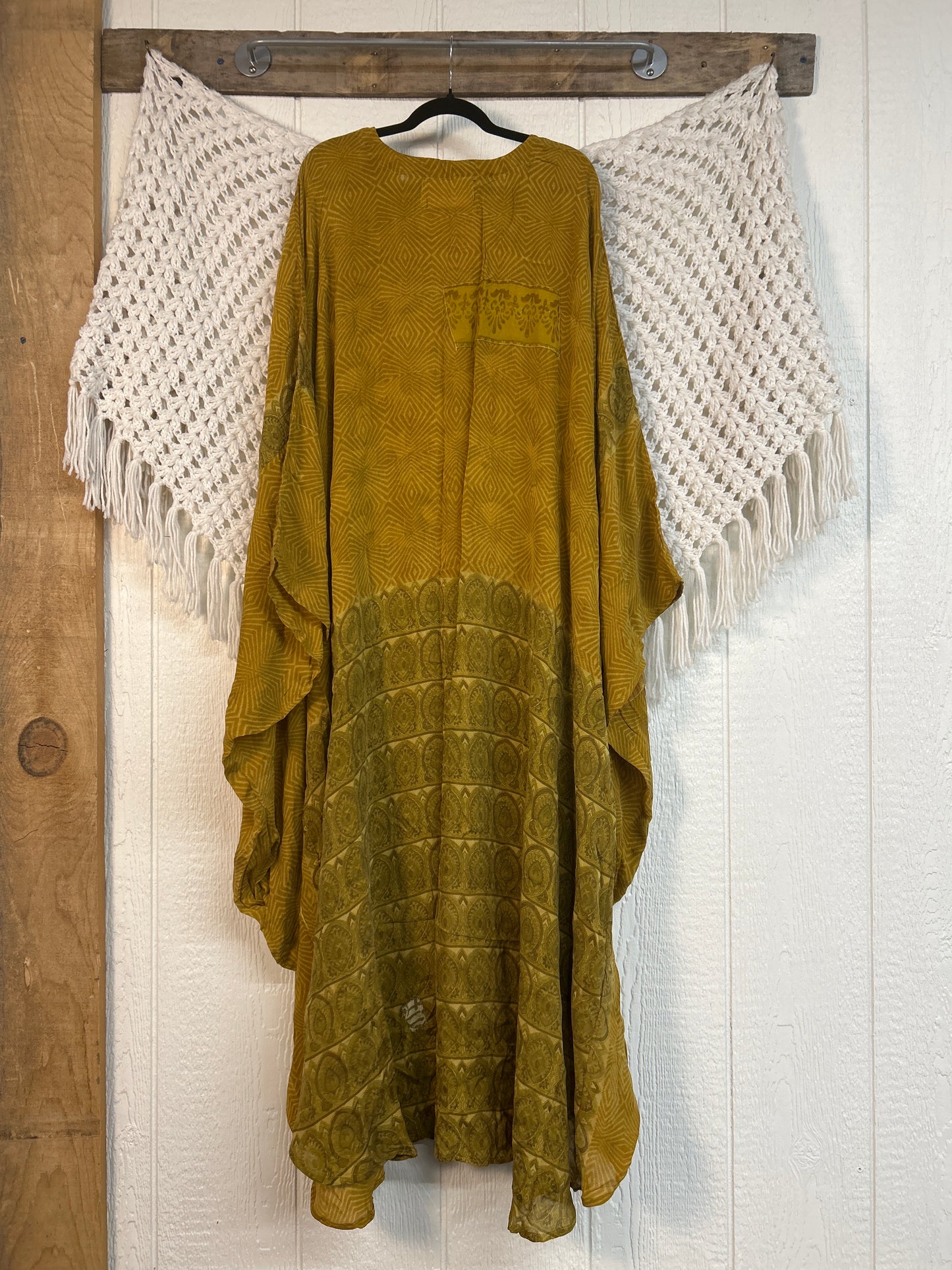Crepe Sari Bowie Muu Dress 0826 012