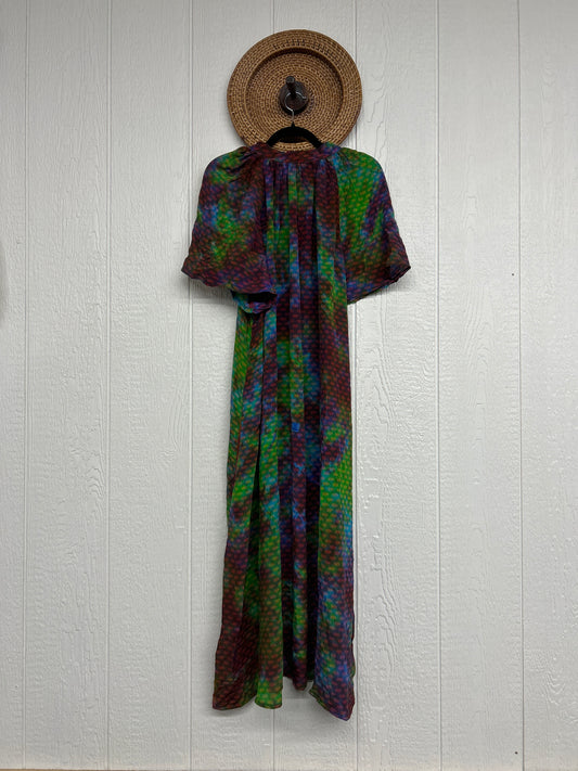 Crepe Sari Summer Woodstock Duster 0626 036