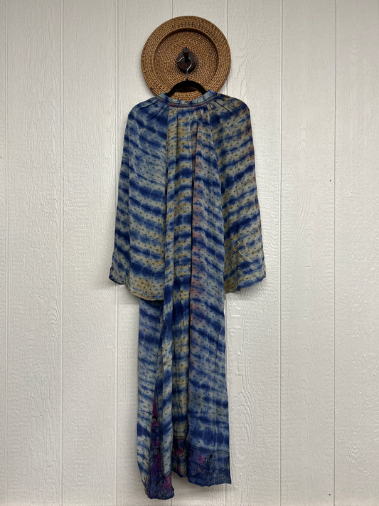 Crepe Sari Woodstock Duster Dress 0226 177