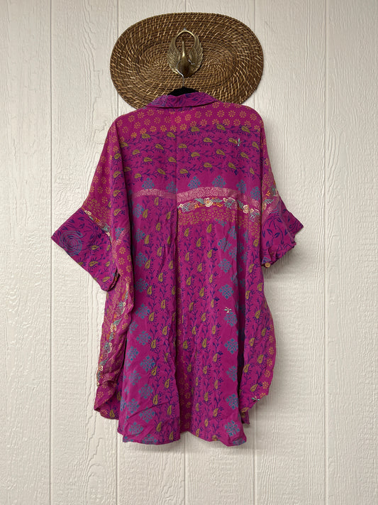 Crepe Sari Free To Be Button Down 0626 106