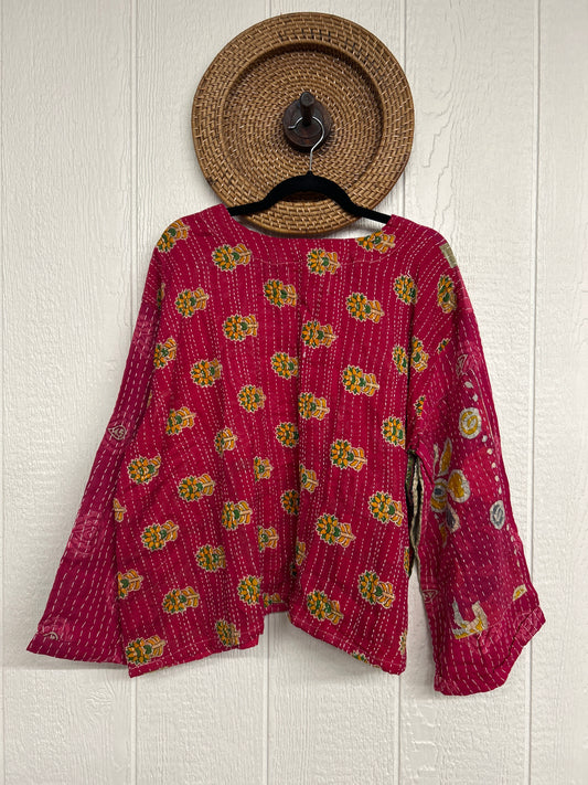 Pareo Kantha Wanderer Pocket Crop Top 0226 082