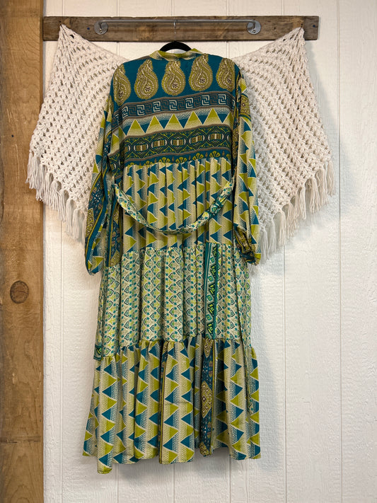 Rasgulla Sari Luminous Maxi Dress 0226 246