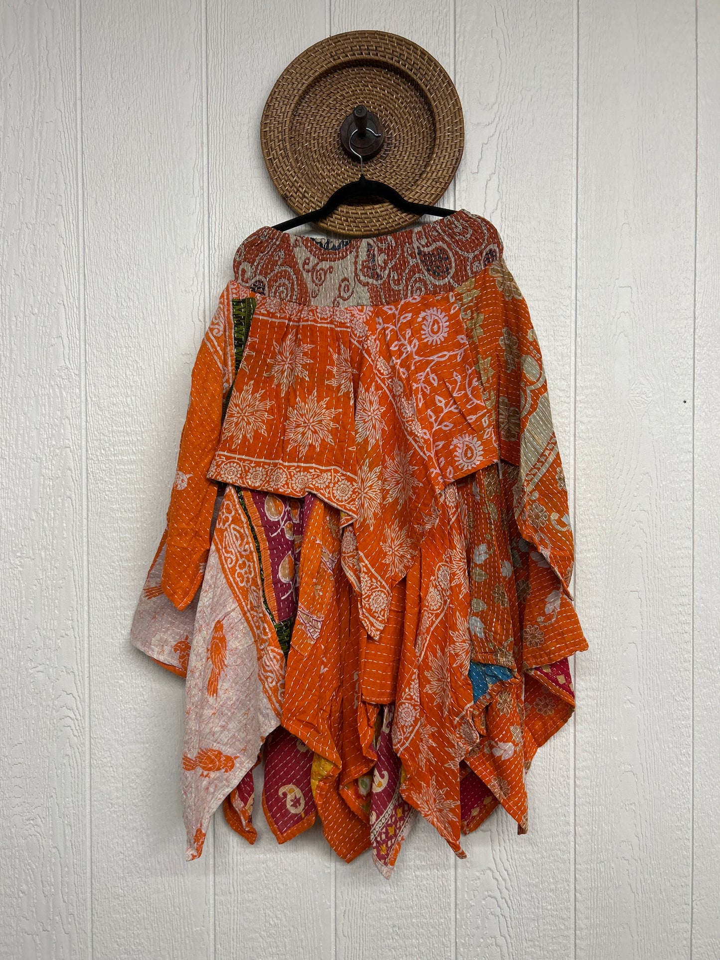 Pareo Kantha Pixie Skirt 0426 124