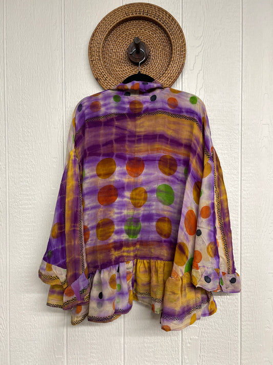 Crepe Sari Wild Rose Top 1225 102