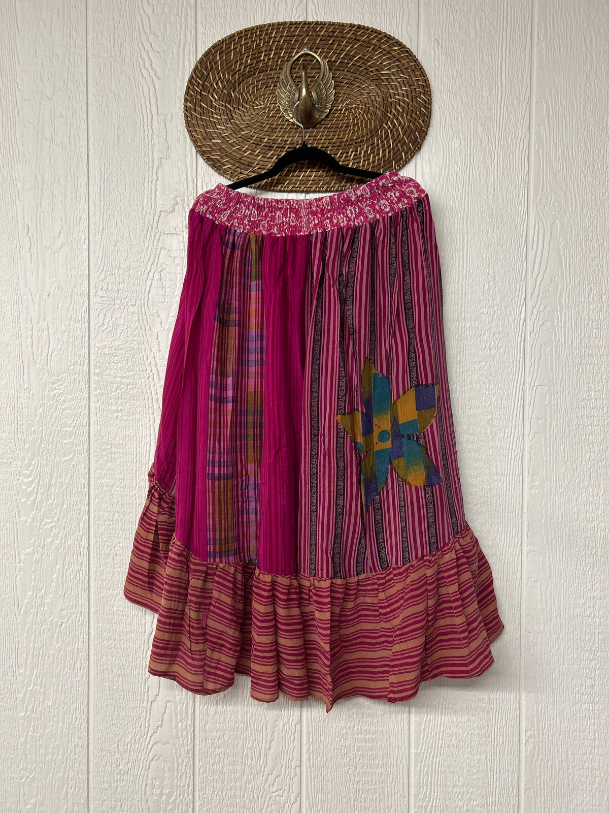 Crepe Sari Dahlia Skirt 1026 136