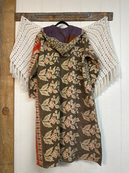 Fine Kantha Rising Sun Coat 1125 248