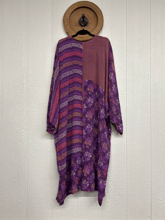 RETAIL Crepe Sari Gaia Duster Dress 0826 163