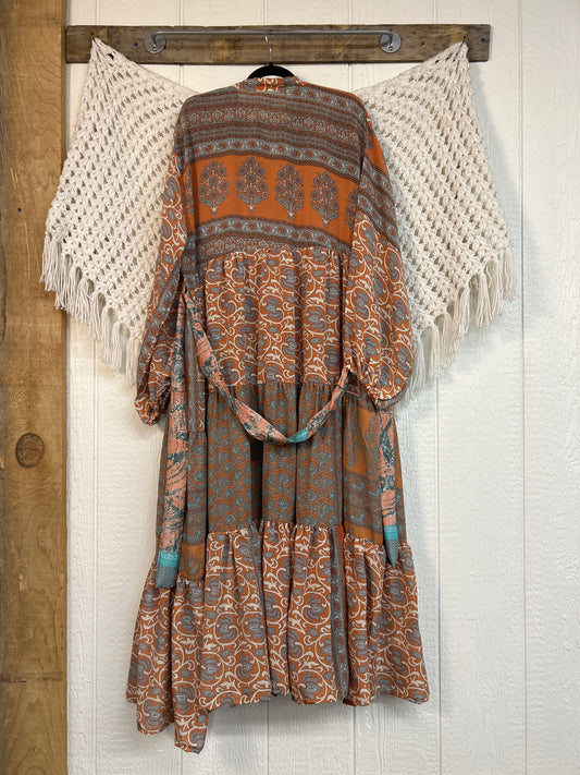 Rasgulla Sari Luminous Maxi Dress 0226 245