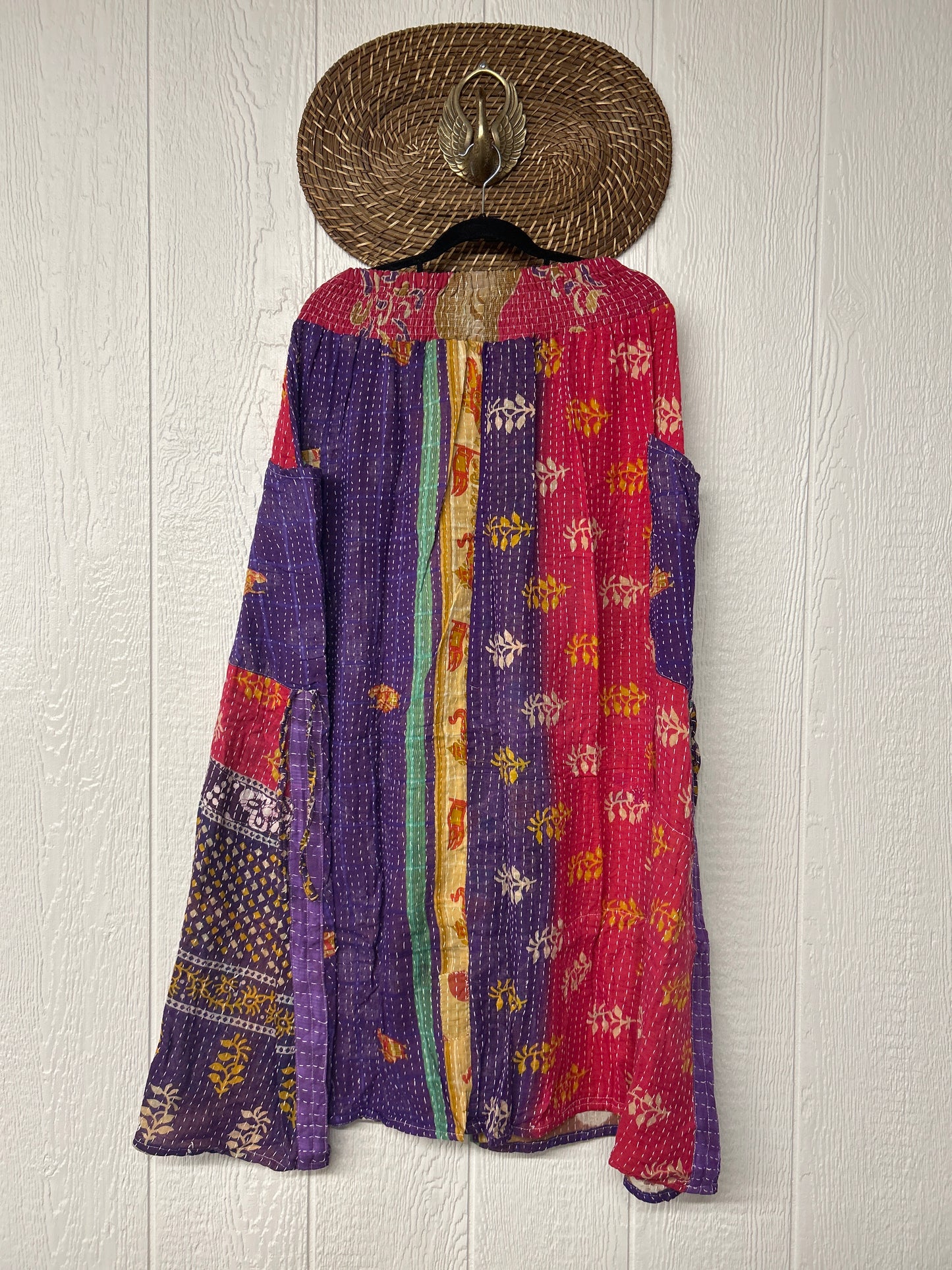 Pareo Kantha Butterfly Cargo Skirt 0426 100