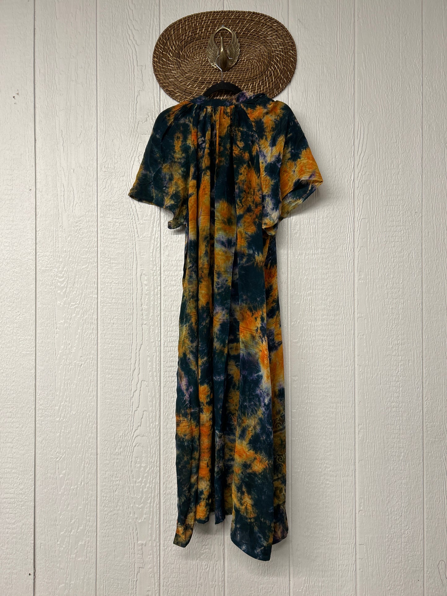 Crepe Sari Summer Woodstock Duster 0626 255