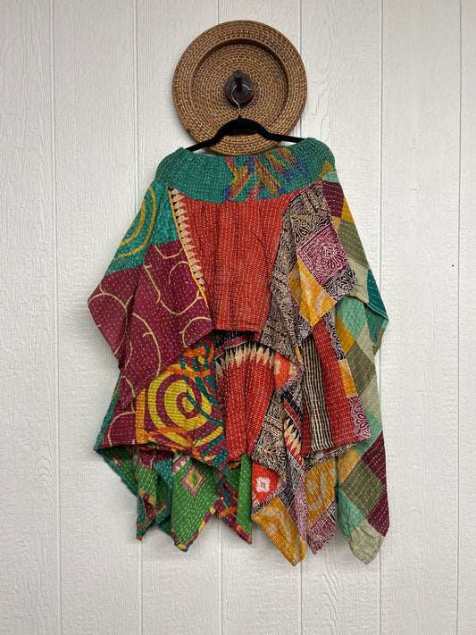 Pareo Kantha Pixie Skirt 0426 133