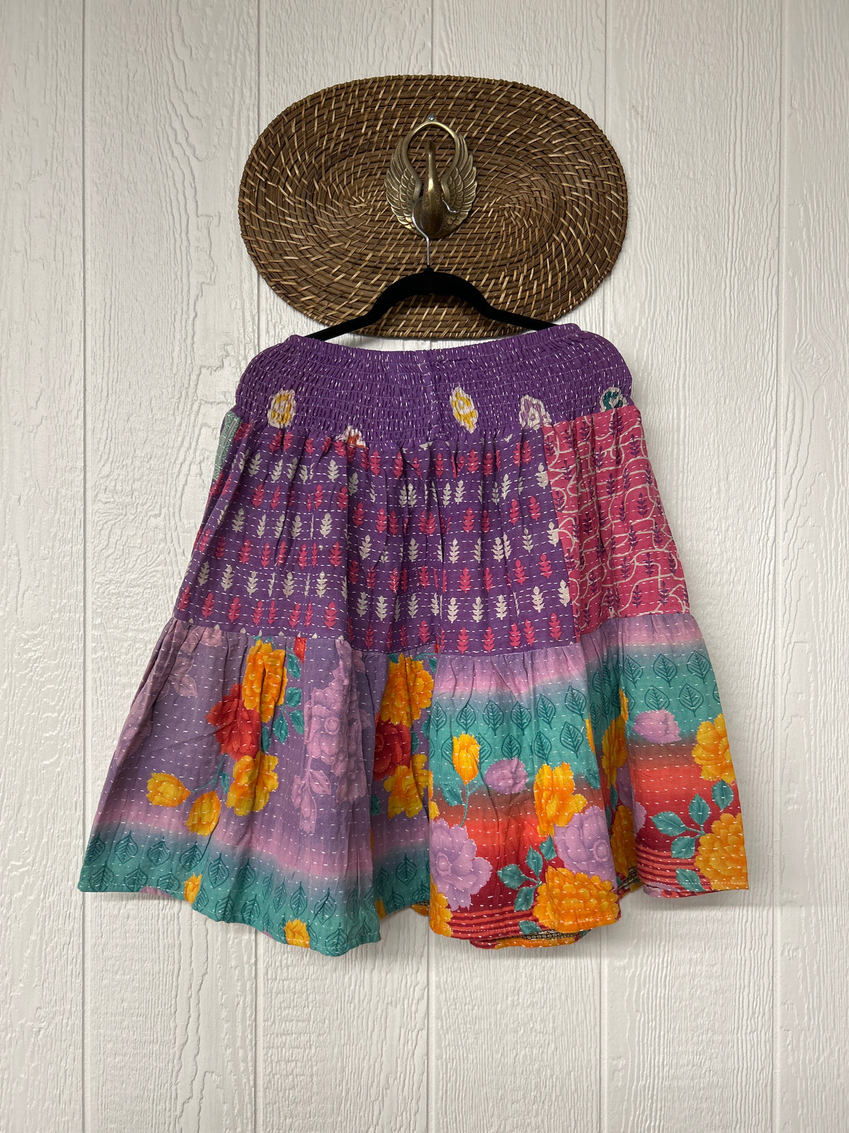 Pareo Kantha Meadow Skirt 0826 200