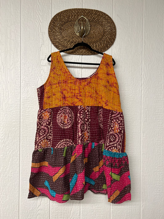 Kantha Meadow Mini Dress 0625 141