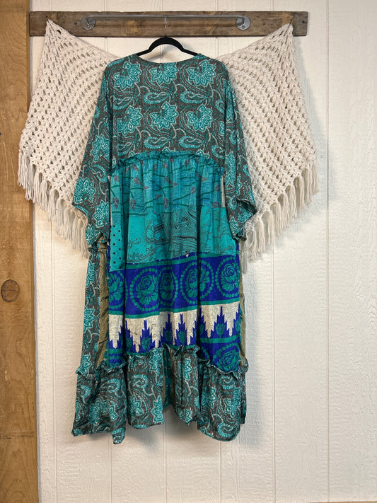 Rasgulla Sari Rhiannon Kimono 0826 068