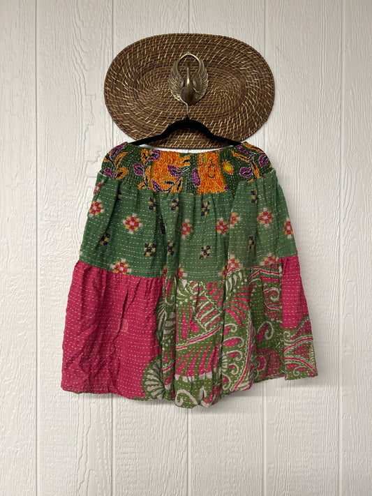 Pareo Kantha Meadow Skirt 0826 241