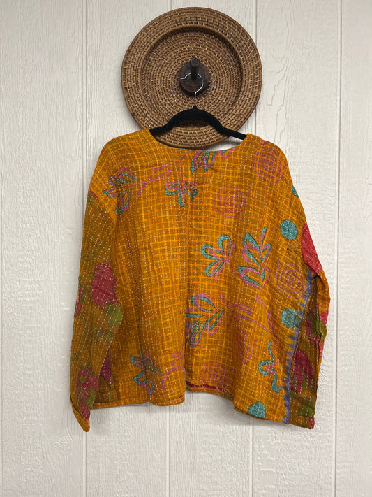 Pareo Kantha Wanderer Pocket Crop Top 0226 197