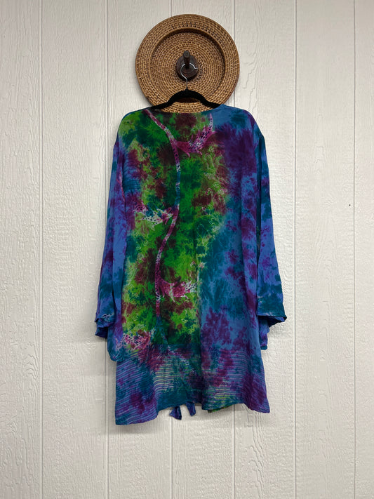 Crepe Sari Shortie Spellbound Kimono 0426 216