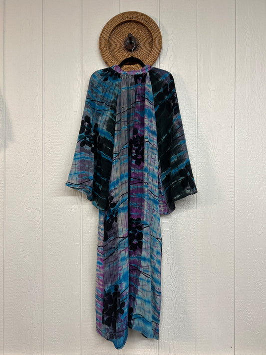 Crepe Sari Woodstock Duster Dress 0226 222