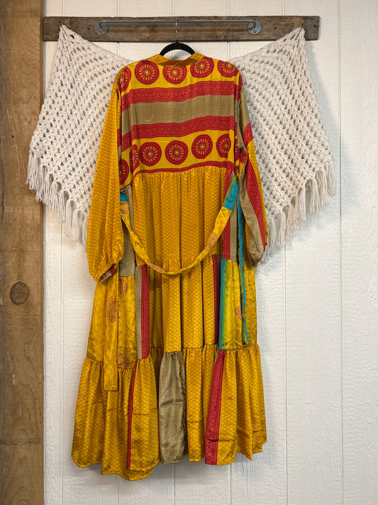 Rasgulla Sari Luminous Maxi Dress 0226 249