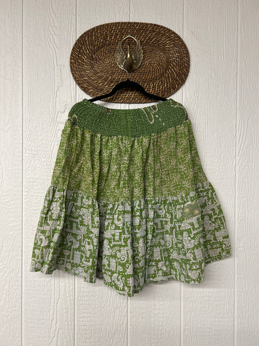 Pareo Kantha Meadow Skirt 0826 024