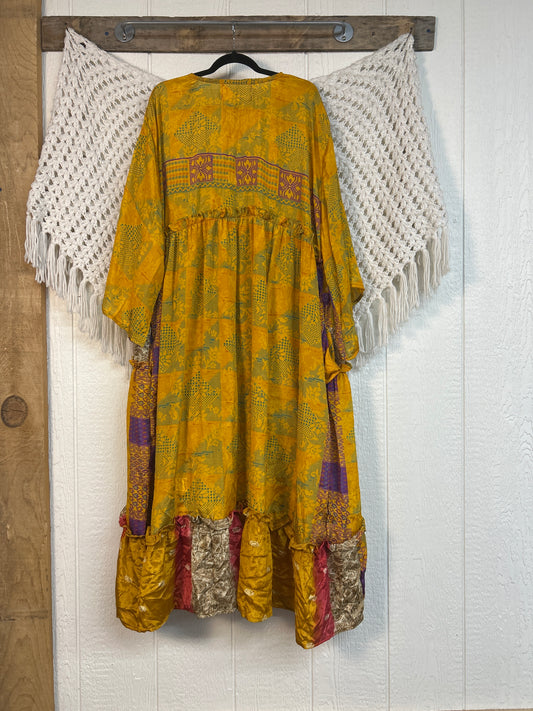 Rasgulla Sari Rhiannon Kimono 0826 050