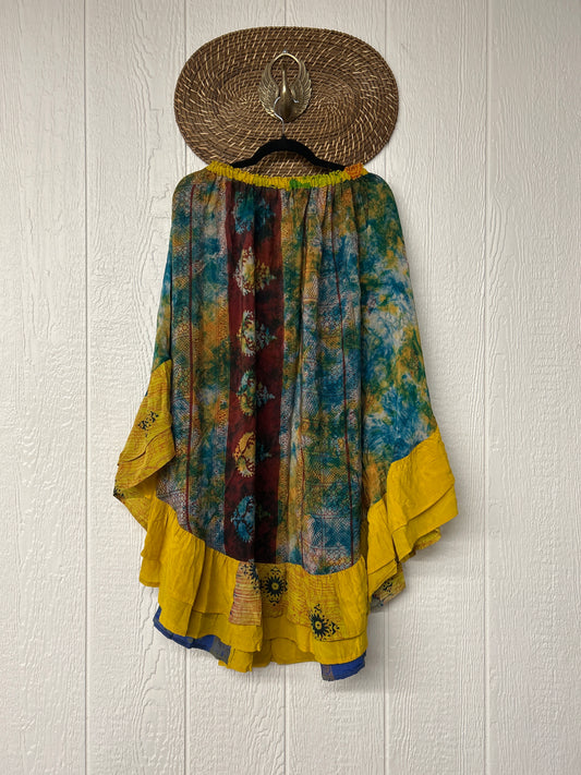 Crepe Wild Rose Skirt 1025 209