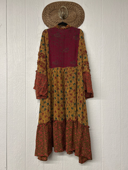 Crepe Sari Rhiannon Duster Dress 0226 103