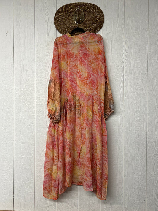 Crepe Sari Evermore Kimono 1026 024