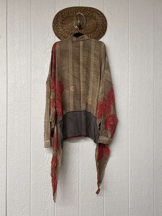 Crepe Sari Nirvana Button Down 1125 010